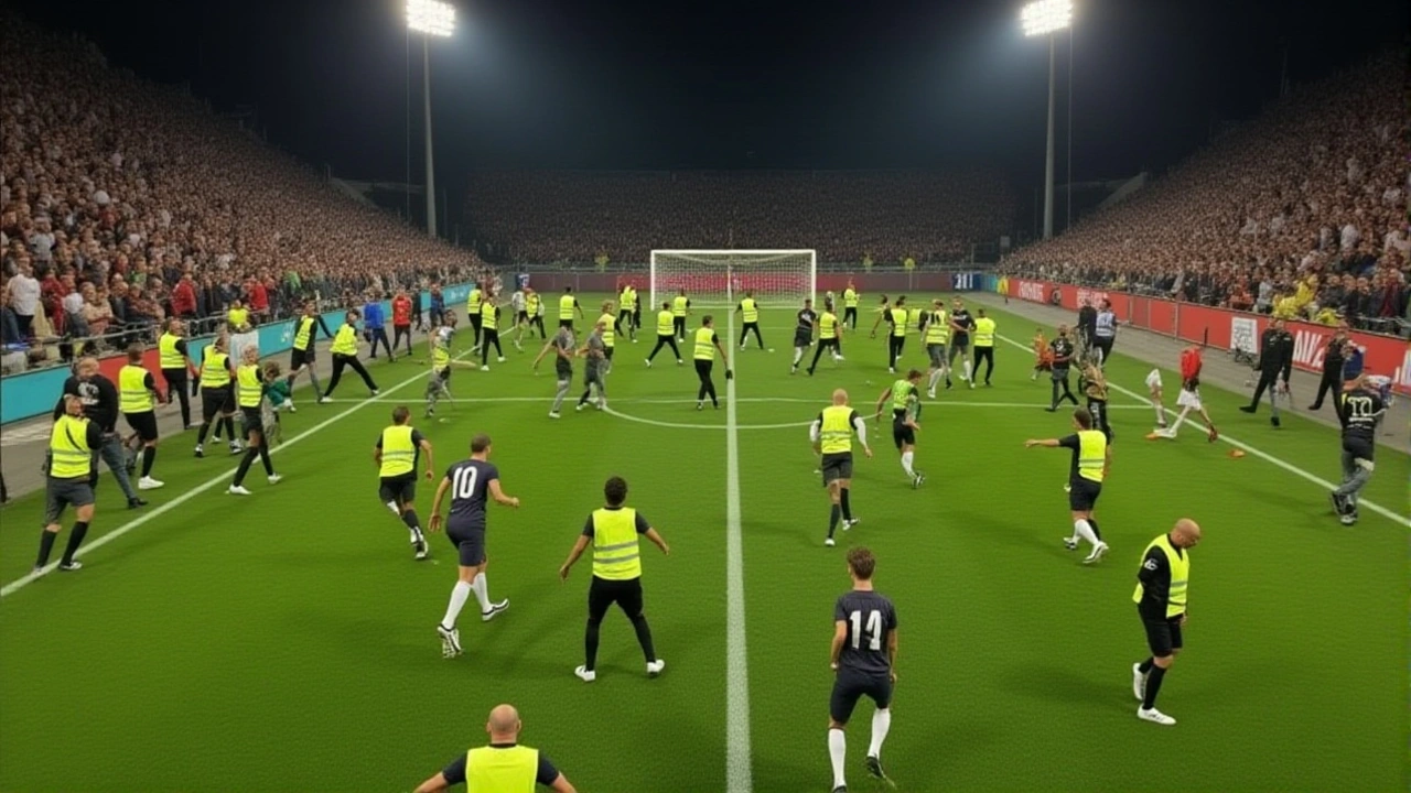 Nice-Marseille match abandoned after pitch invasion; Marseille handed 3-0 forfeit